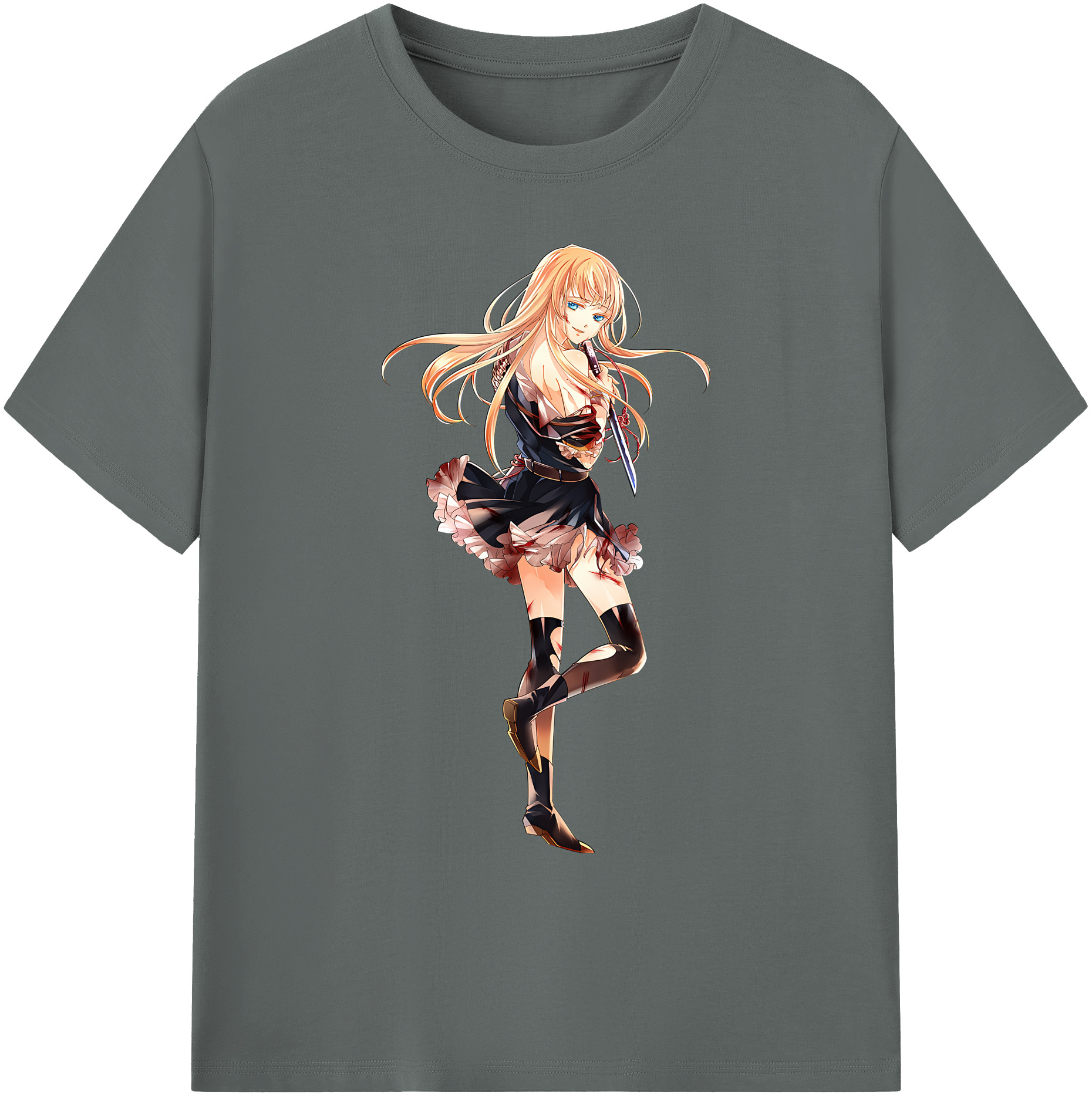（画像用） 刀剣乱舞 Touken Ranbu 綿100％ メンズ半袖Tシャツ｜肌触りやわらか＆通気性